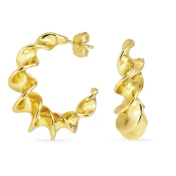 vattentät halvcreol i förgyllt stål - OCEANA