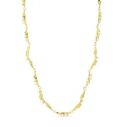 vattentät zirkon halsband i förgyllt stål - OCEANA