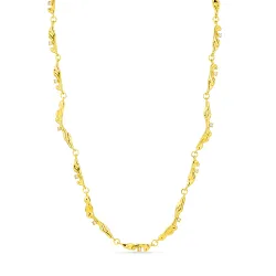 vattentät zirkon halsband i förgyllt stål - OCEANA