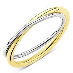 vattentät ring i förgyllt stål - OCEANA