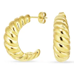 vattentät halvcreol i förgyllt stål - OCEANA