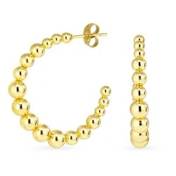 vattentät halvcreol i förgyllt stål - OCEANA