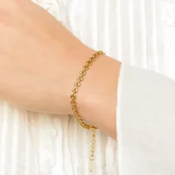 vattentät hjärta armband i förgyllt stål - OCEANA