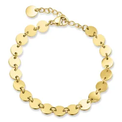 vattentät rund armband i förgyllt stål - OCEANA