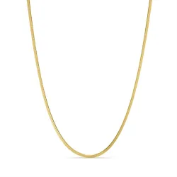 vattentät halsband i förgyllt stål 39 + 8 cm x 2 mm  - OCEANA