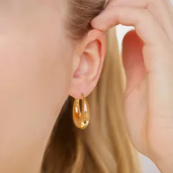 vattentät creol i förgyllt stål - OCEANA