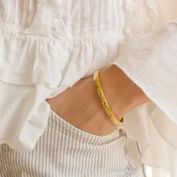 vattentät armband i förgyllt stål - OCEANA