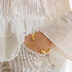 vattentät armband i förgyllt stål - OCEANA