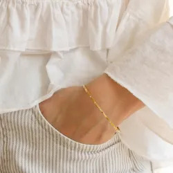 vattentät armband i förgyllt stål - OCEANA