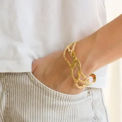 vattentät armband i förgyllt stål - OCEANA