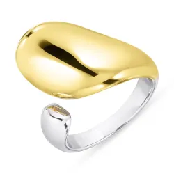 vattentät ring i förgyllt stål - OCEANA