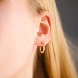 15 mm vattentät halvcreol i förgyllt stål - OCEANA