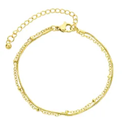vattentät armband i förgyllt stål  x 3,0 mm  - OCEANA