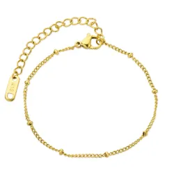 vattentät armband i förgyllt stål 15 cm + 5 cm x 2,2 mm  - OCEANA