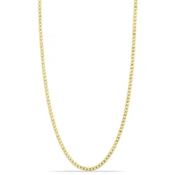 vattentät panzerkedja i förgyllt stål 41 + 5 cm x 2,6 mm  - OCEANA