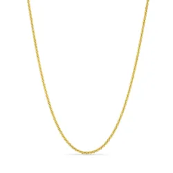 vattentät halsband i förgyllt stål 38 + 5 cm x 2 mm  - OCEANA