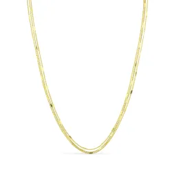 vattentät halsband i förgyllt stål 41 cm x 3 mm  - OCEANA