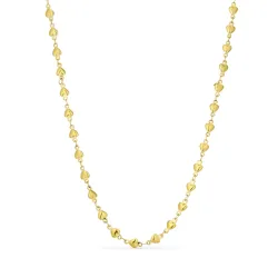 vattentät hjärta halsband i förgyllt stål - OCEANA