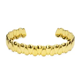 vattentät armring i förgyllt stål - OCEANA