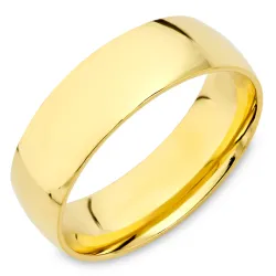 vattentät ring i förgyllt stål - OCEANA