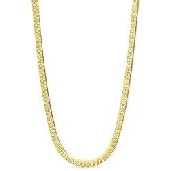 vattentät ormhalskedja i förgyllt stål 40 cm x 5 mm  - OCEANA