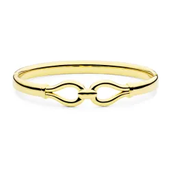 vattentät infinity armring i förgyllt stål - OCEANA