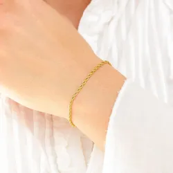 vattentät armband i förgyllt stål - OCEANA