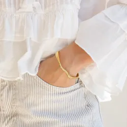 vattentät armband i förgyllt stål - OCEANA