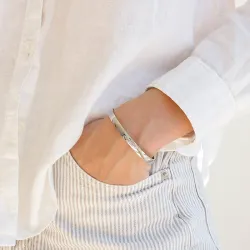 vattentät armring i stål - OCEANA