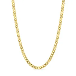 vattentät halsband i förgyllt stål - OCEANA