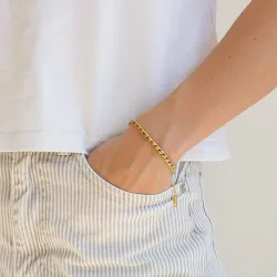 vattentät armband i förgyllt stål - OCEANA