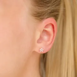 vattentät blommor helix piercing i förgyllt stål - OCEANA