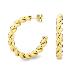 32 mm vattentät halvcreol i förgyllt stål - OCEANA