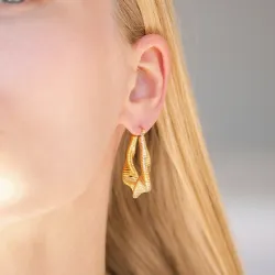 vattentät creol i förgyllt stål - OCEANA