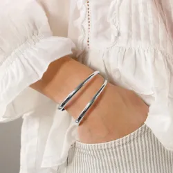 vattentät armring i stål - OCEANA