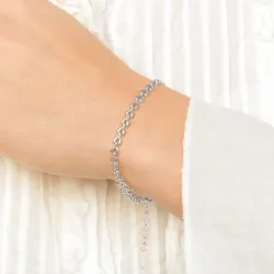 vattentät hjärta armband i stål - OCEANA