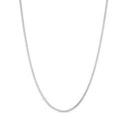 vattentät halsband i stål 39 + 8 cm x 2 mm  - OCEANA