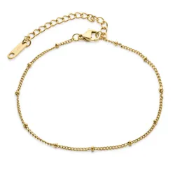 vattentät fotlänk  i förgyllt stål 19 + 5,5 cm x 2,0 mm  - OCEANA