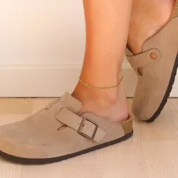 vattentät fotlänk  i förgyllt stål 22 + 5 cm x 2,8 mm  - OCEANA