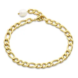 vattentät fotlänk  i förgyllt stål 25 cm x 7,0 mm  - OCEANA