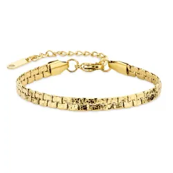 vattentät armband i förgyllt stål 16,5 +5 cm x 4,6 mm  - OCEANA