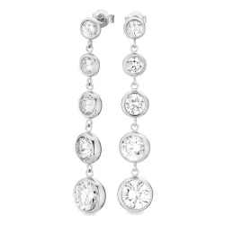 vattentät örhängen i stål - OCEANA