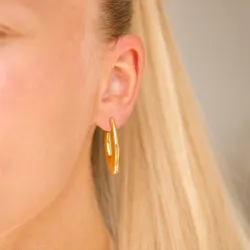 vattentät halvcreol i förgyllt stål - OCEANA