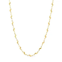 vattentät halsband i förgyllt stål - OCEANA