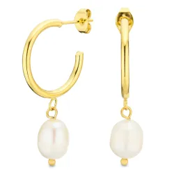 vattentät pärla halvcreol i förgyllt stål - OCEANA