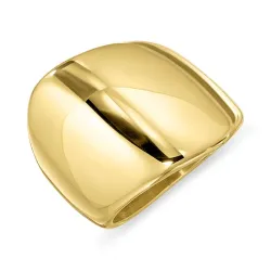 vattentät ring i förgyllt stål - OCEANA