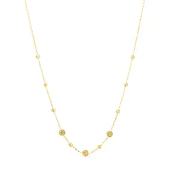 vattentät halsband i förgyllt stål - OCEANA