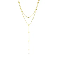 vattentät halsband i förgyllt stål - OCEANA