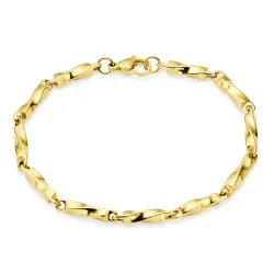 vattentät armband i förgyllt stål 19 cm x 3 mm  - OCEANA