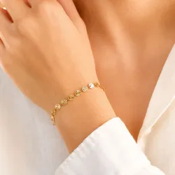 vattentät armband i förgyllt stål - OCEANA